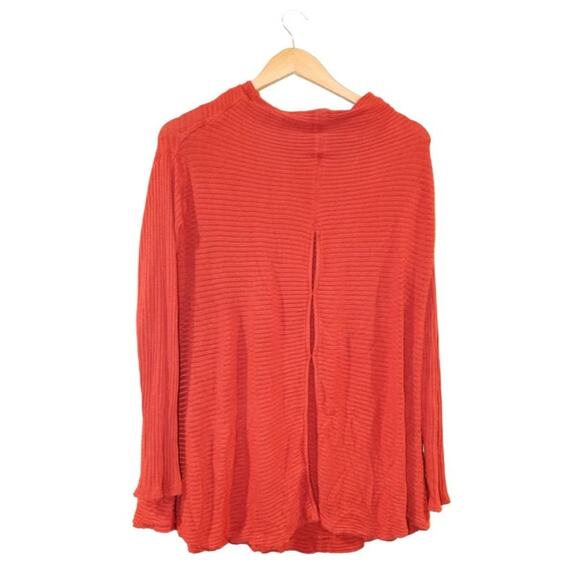 We the free burnt orange open back sweater - Picture 4 of 5